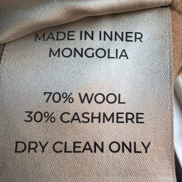 The Curated The Boyfriend Wool Cashmere Coat Camel - Picture 8 of 9